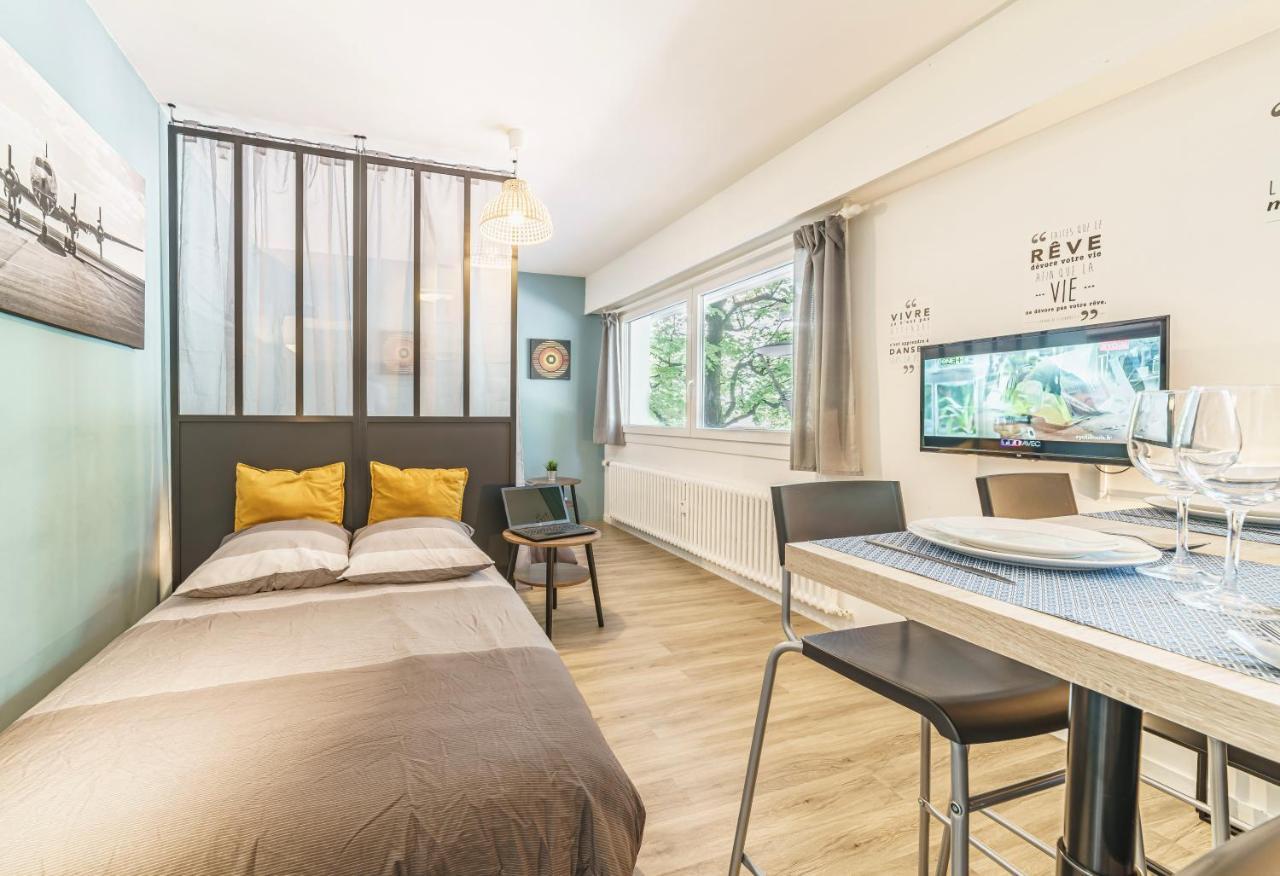 Cosy Studio 108 - Chambery Centre - Stationnement - Gare Екстер'єр фото